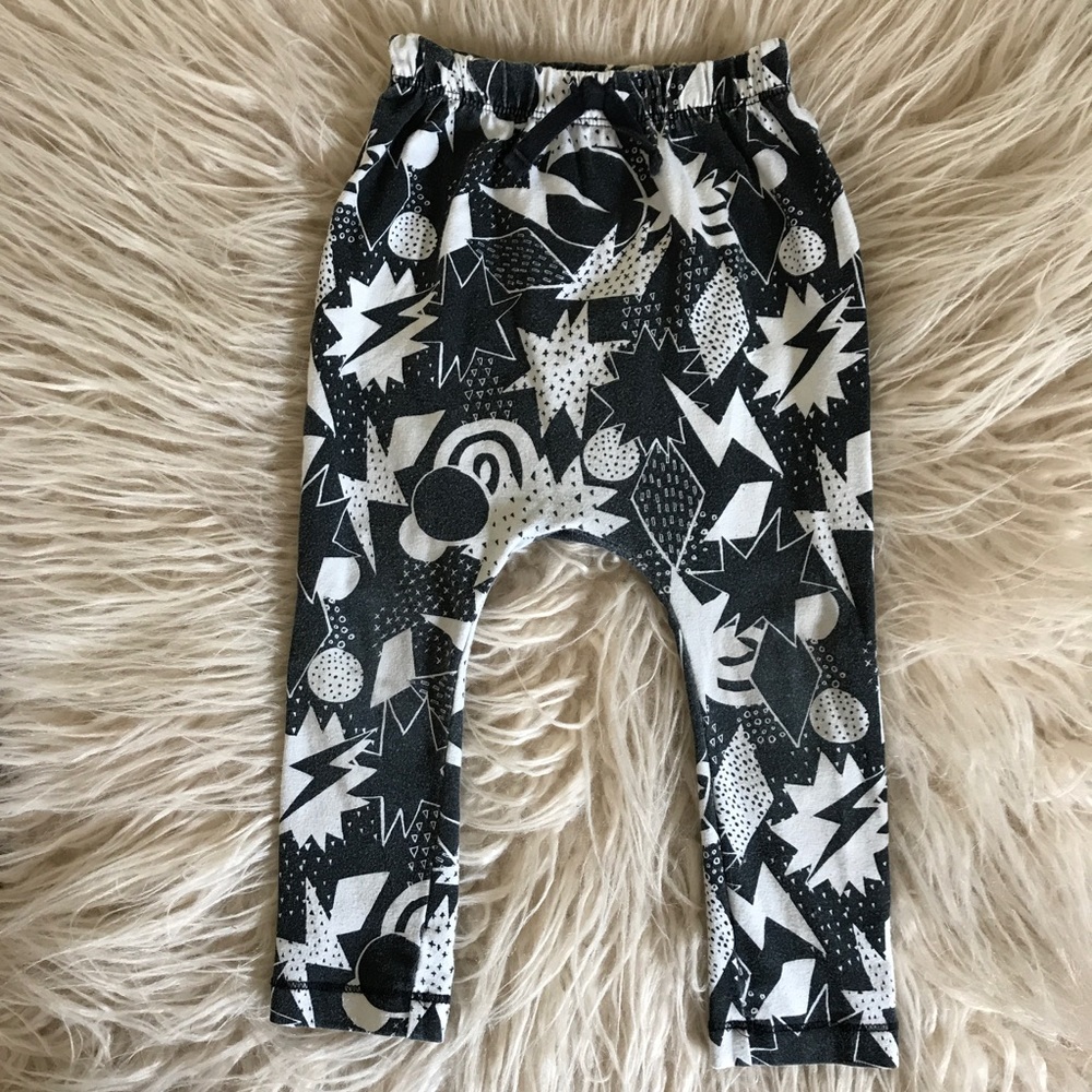 Black and white pants